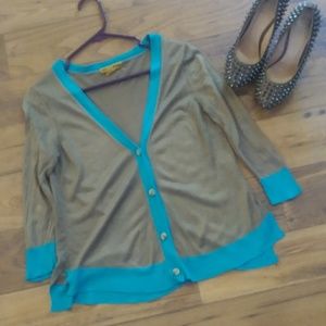 Lite weight button up Sweater